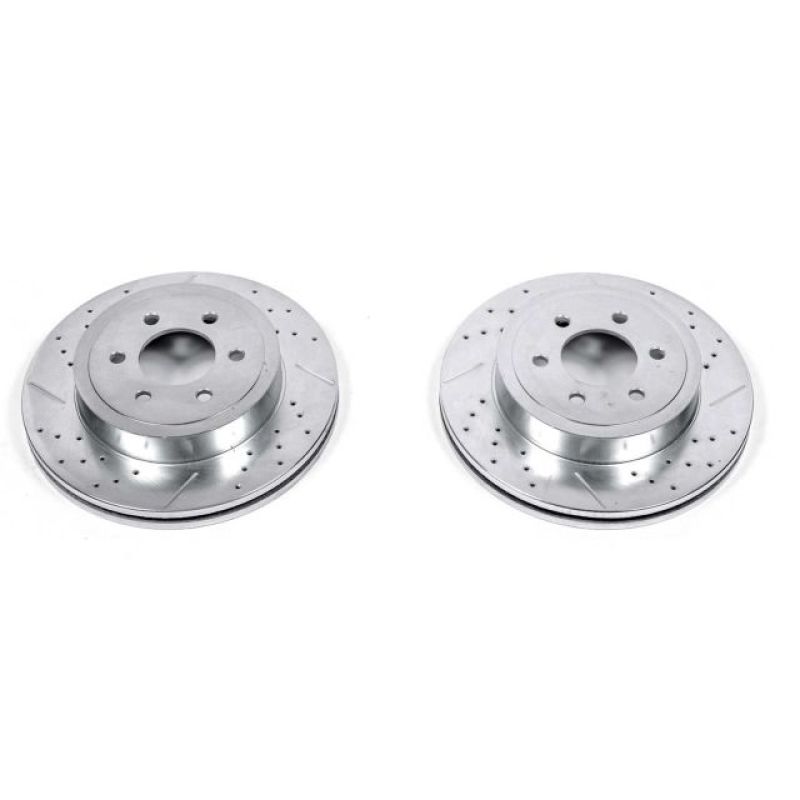 Power Stop 03-04 Dodge Dakota Front Evolution Drilled & Slotted Rotors - Pair PowerStop