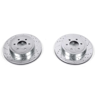 Power Stop 03-04 Dodge Dakota Front Evolution Drilled & Slotted Rotors - Pair PowerStop