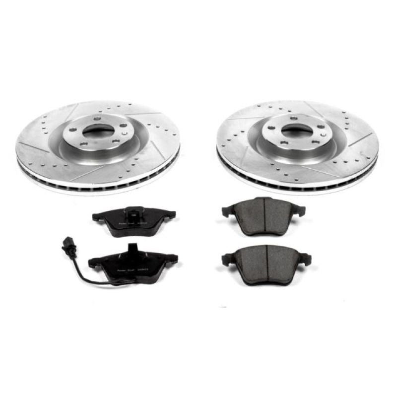 Power Stop 04-09 Audi S4 Front Z23 Evolution Sport Brake Kit PowerStop