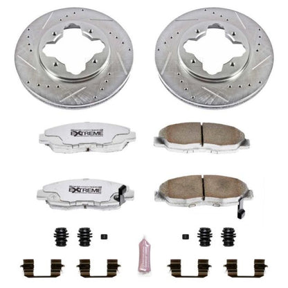Power Stop 1997 Acura CL Front Z26 Street Warrior Brake Kit PowerStop