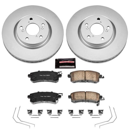 Power Stop 11-14 Honda Odyssey Front Z17 Evolution Geomet Coated Brake Kit PowerStop