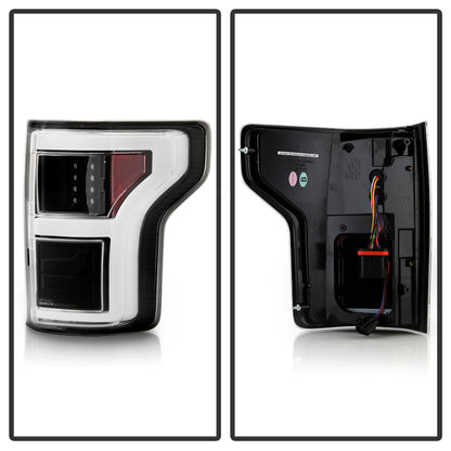Spyder 18-20 Ford F150 w/ Rear Blind Spot LED Tail Lights - Black (ALT-YD-FF15018BS-LED-BK) SPYDER