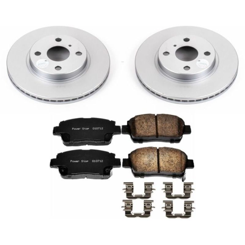 Power Stop 04-06 Scion xA Front Z17 Evolution Geomet Coated Brake Kit PowerStop