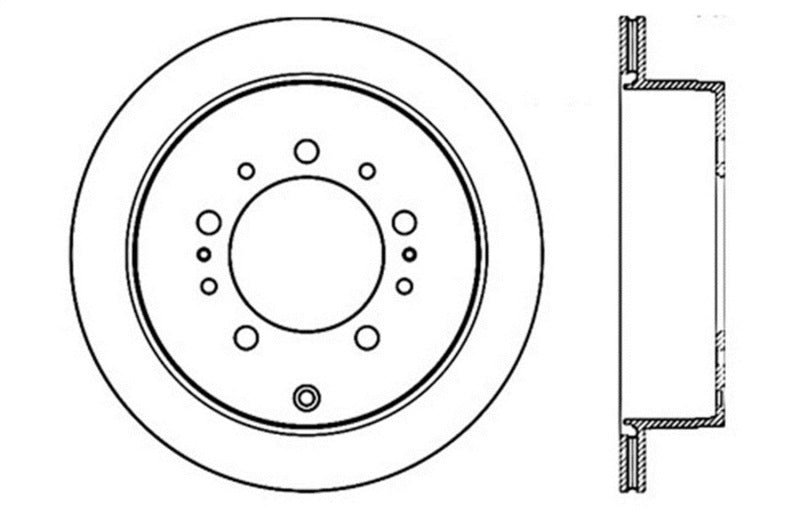 StopTech Drilled Sportstop Cryo Rotor - Left Stoptech