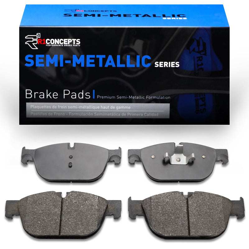 R1 Front Semi-Metallic Brake Pads 2016-2017 Peugeot RCZ (Mexico)/508 (Mexico) - 2311-1966-00