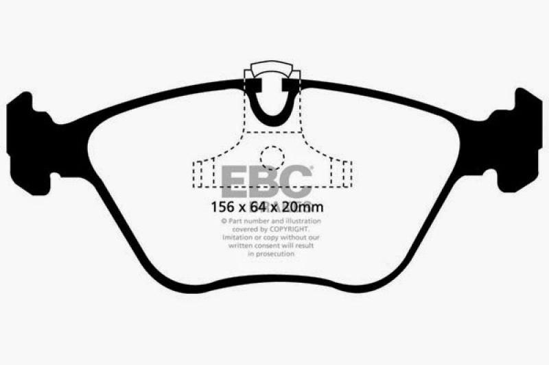 EBC Ultimax2 Front Brake Pads - UD725