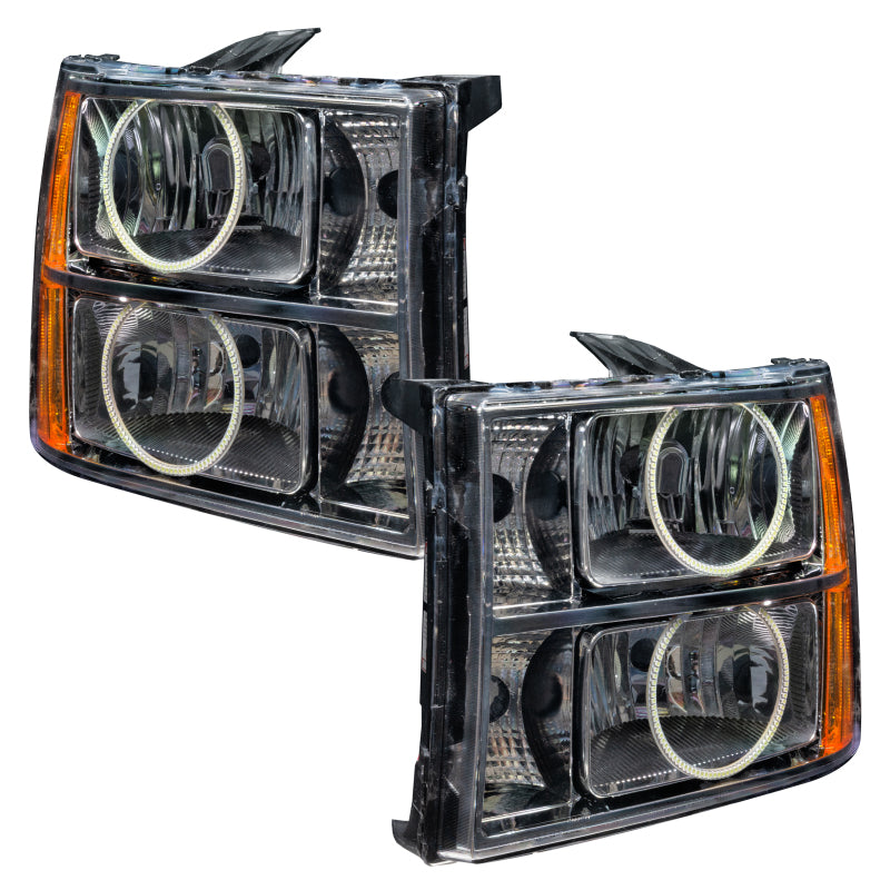 Oracle Lighting 07-13 GMC Sierra Pre-Assembled LED Halo Headlights -UV/Purple SEE WARRANTY