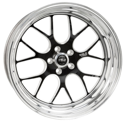 Weld S77 20x10 / 5x120 BP / 6.3in. BS Black Wheel (High Pad) - Non-Beadlock