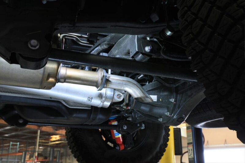 afe ROCK BASHER Axle-Back Exhaust System Toyota Tacoma 24-25 L4-2.4L (t)