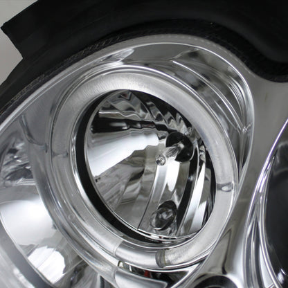 Spyder Mercedes Benz CLK 03-09 Projector Halogen Model- LED Halo DRL Chrm PRO-YD-MBCLK03-DRL-C SPYDER