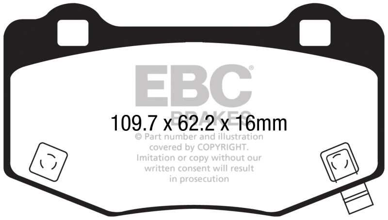 EBC BlueStuff Rear Brake Pads - DP53056NDX EBC