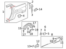 Load image into Gallery viewer, Genuine OEM Honda Bumper Cover Clip - Honda (91503-SZ3-003) X1