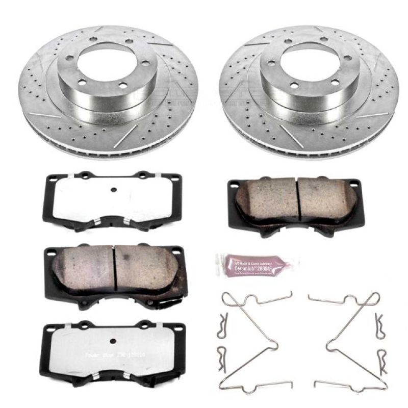 Power Stop 03-09 Lexus GX470 Front Z36 Truck & Tow Brake Kit PowerStop