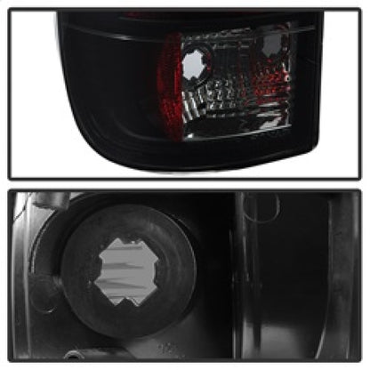 Spyder 08-16 Ford Super Duty F-250 V3 Light Bar LED Tail Lights - Blk Smoke ALT-YD-FS07V3-LBLED-BSM SPYDER