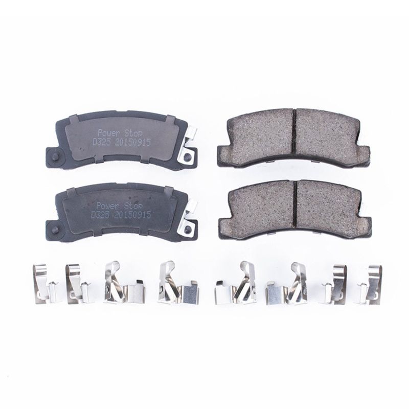 Power Stop 90-92 Geo Prizm Rear Z17 Evolution Ceramic Brake Pads w/Hardware PowerStop