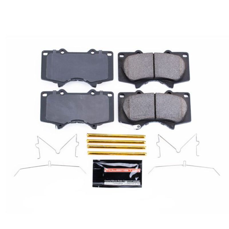 Power Stop 10-19 Toyota 4Runner Front Z23 Evolution Sport Brake Pads w/Hardware PowerStop