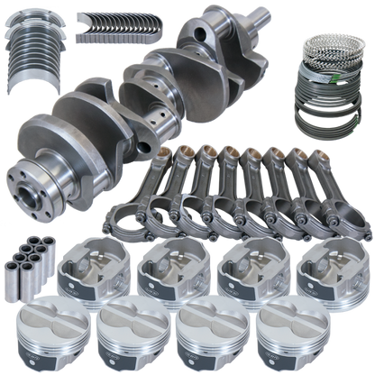 Eagle Ford 351W 4.000in Crank 6.200in I-Beam Rods -11cc Flat Top 4.060in Pistons Rotating Assembly