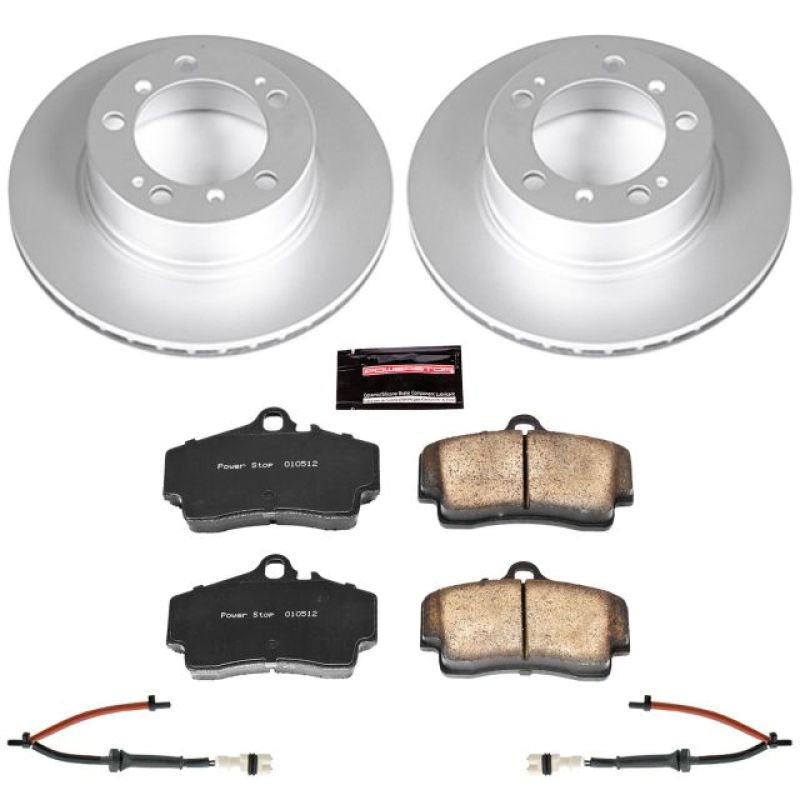 Power Stop 97-04 Porsche Boxster Rear Z23 Evolution Sport Coated Brake Kit PowerStop