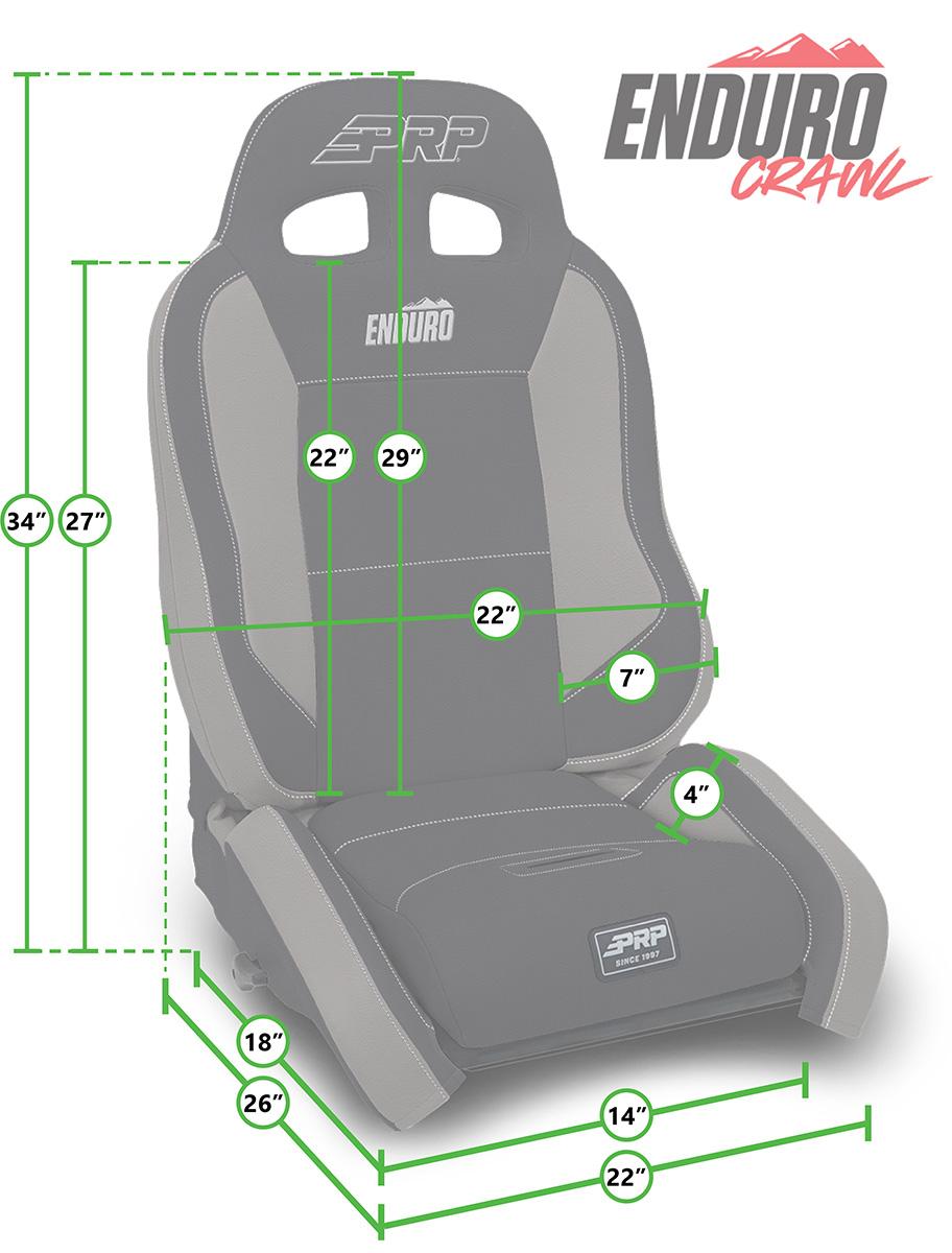 PRP Enduro Elite Suspension Seat - Custom (DO NOT ORDER CALL FOR PRICING)