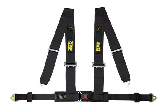 OMP 4 POINTS ECE HARNESS - RACING 4M ECE 2208 RED