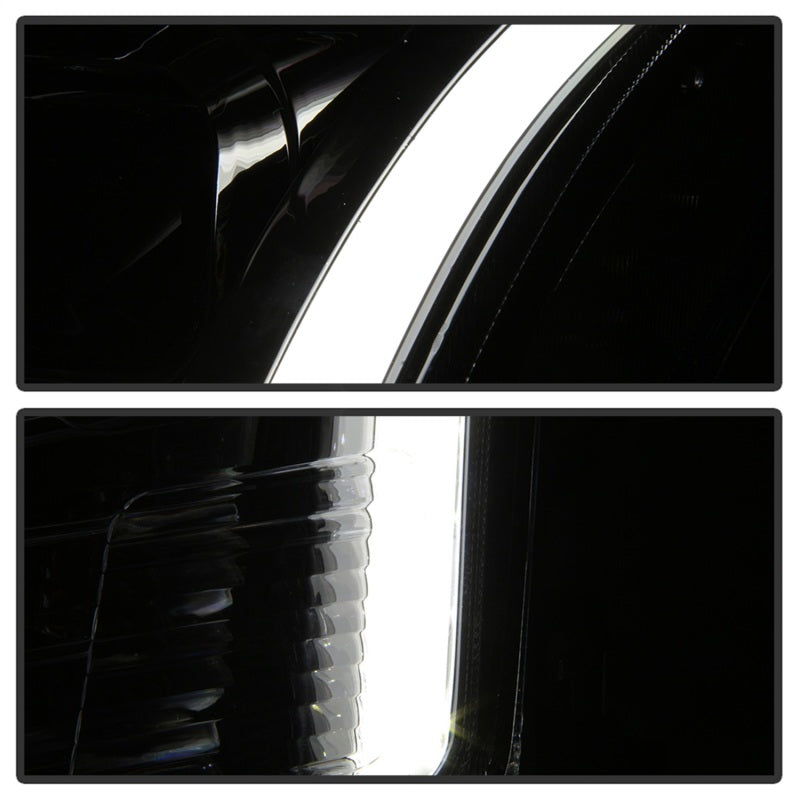 xTune 06-09 Ford Fusion Light Bar DRL Projector Headlights - Chrome (PRO-JH-FFU06-LB-C) SPYDER
