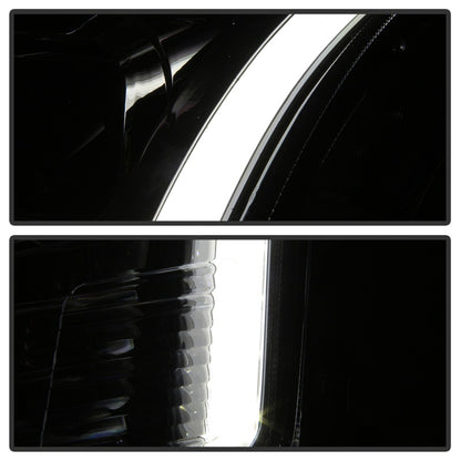 xTune 06-09 Ford Fusion Light Bar DRL Projector Headlights - Chrome (PRO-JH-FFU06-LB-C) SPYDER
