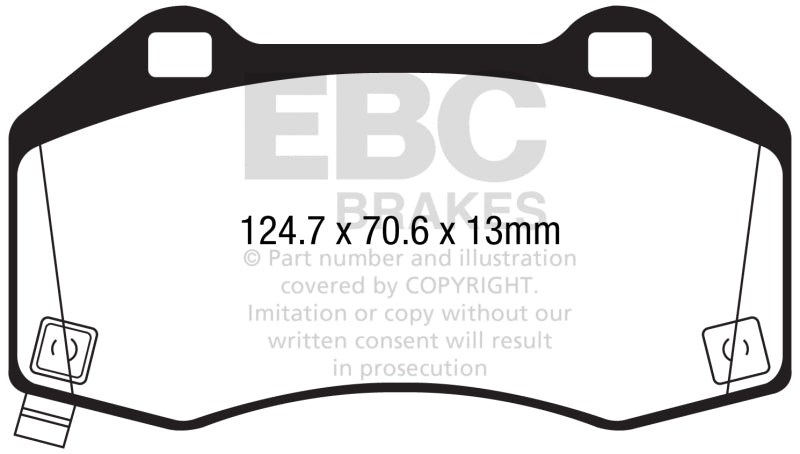 EBC Ultimax2 Front Brake Pads - UD13791 EBC