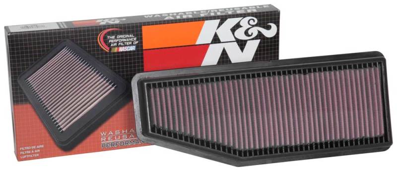 K&N 2019 Jeep Cherokee L4-2.0L F/I Turbo Replacement Drop In Air Filter K&N Engineering