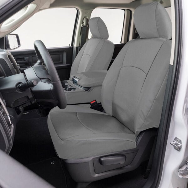 Covercraft 21-24 Ford Expedition Endura PrecisionFit Custom Front Row Seat Covers - Silver/Silver