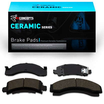 R1 Front & Rear Ceramic Brake Pads 1971-2024 Chevrolet/Dodge & More - 2310-0543-00