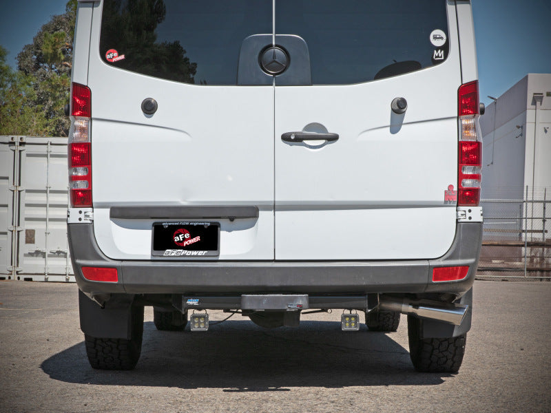 aFe Vulcan Series 3 IN 304 Stainless Steel DPF-Back Exhaust System w/ Polished Tip - 49-36504-P