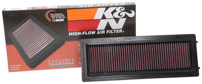 K&N 2016 Alfa Romeo Giulia L4-2.0L F/I Replacement Drop In Air Filter K&N Engineering