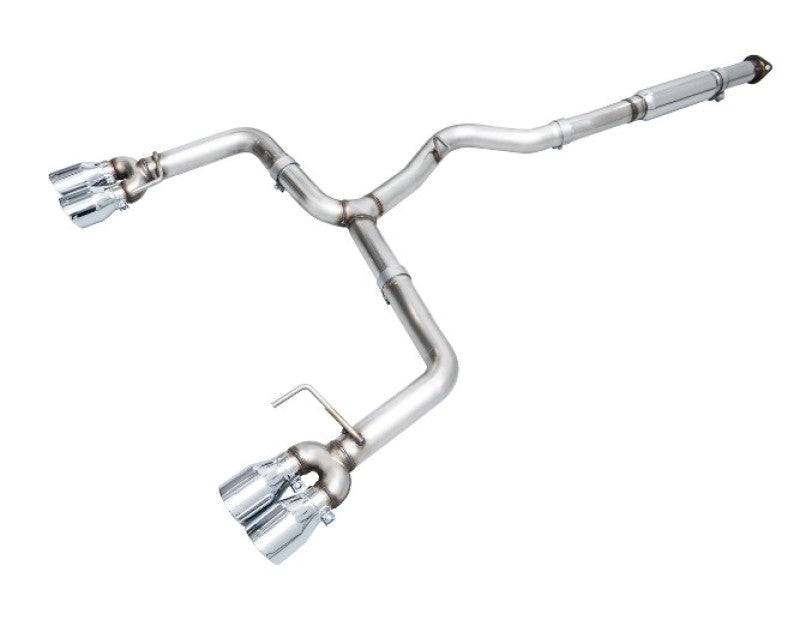 AWE Tuning 2023 Honda Civic Type R FL5 Touring Edition Exhaust w/ Triple Chrome Silver Tips AWE Tuning