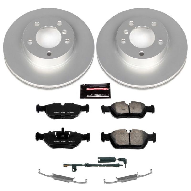 Power Stop 2000 BMW 323Ci Front Z23 Evolution Sport Coated Brake Kit PowerStop