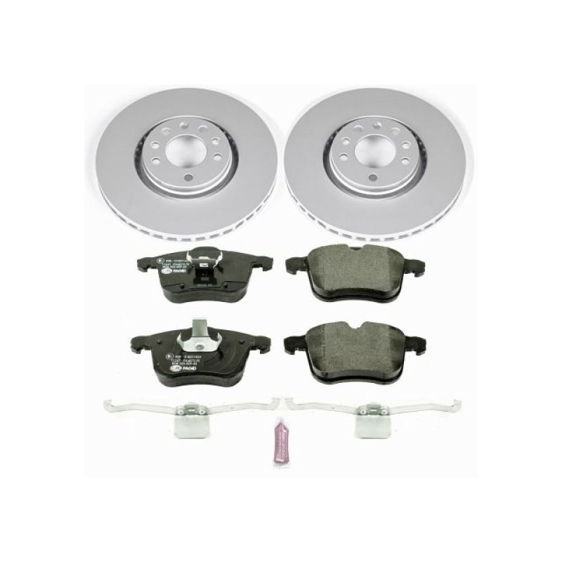Power Stop 06-11 Saab 9-3 Front Euro-Stop Brake Kit PowerStop