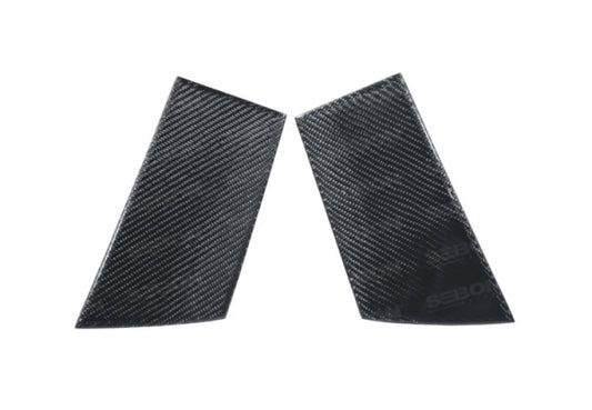 Seibon BP0910NS370 Carbon Fiber B-Pillars for 2009–2020 Nissan 370Z