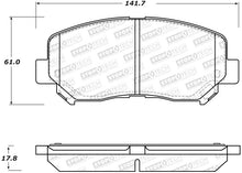 Load image into Gallery viewer, StopTech Premium Ceramic Front Brake Pads - 308.16401