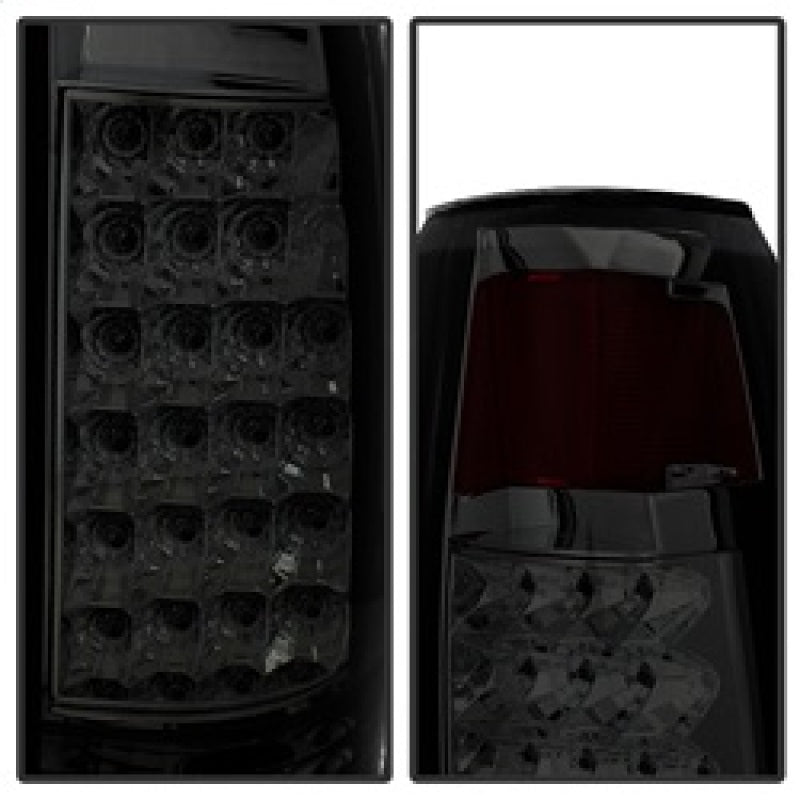 Xtune Yukon Denali 99-00 LED Tail Lights w/ 3rd LED Brake Light Smoked ALT-JH-CCK88-LED-SET-SM SPYDER