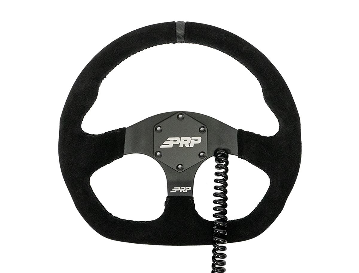 PRP Heated Comp-R Suede Steering Wheel - Black