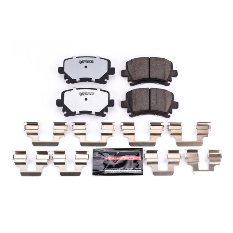 Power Stop 06-09 Audi A3 Front & Rear Z23 Evolution Sport Coated Brake Kit