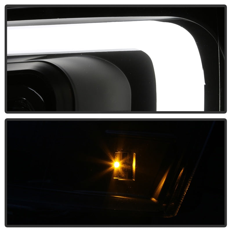 Spyder 07-14 Chevy Suburban/1500/2500/Tahoe V2 Projector Headlights All Blk PRO-YD-CSUB07V2-DRL-BKV2 SPYDER