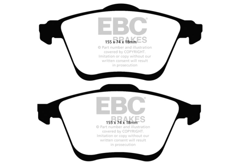 EBC Ultimax2 Front Brake Pads - UD1186 EBC