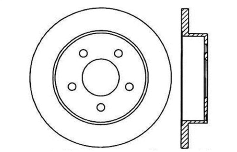 StopTech Drilled Sport Brake Rotor Stoptech