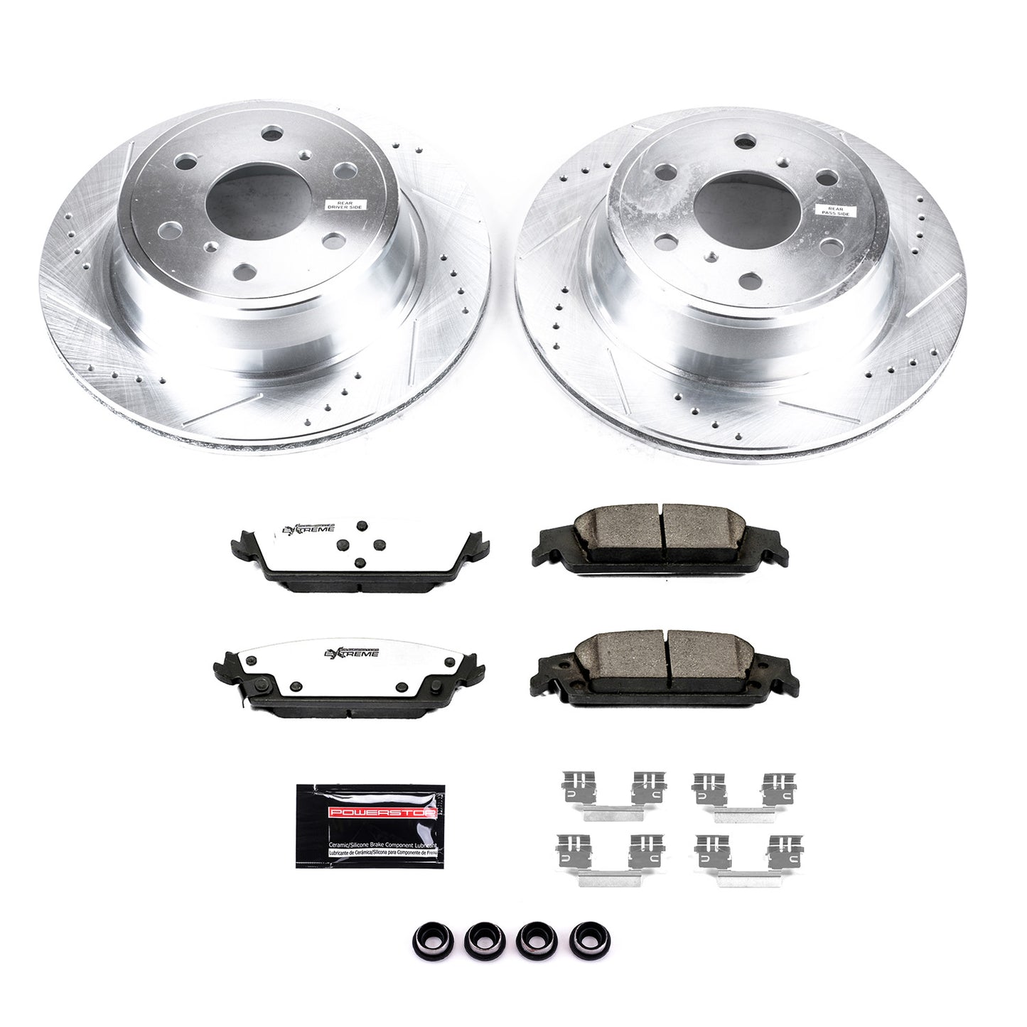 Power Stop 15-19 Cadillac Escalade Rear Z36 Truck & Tow Brake Kit