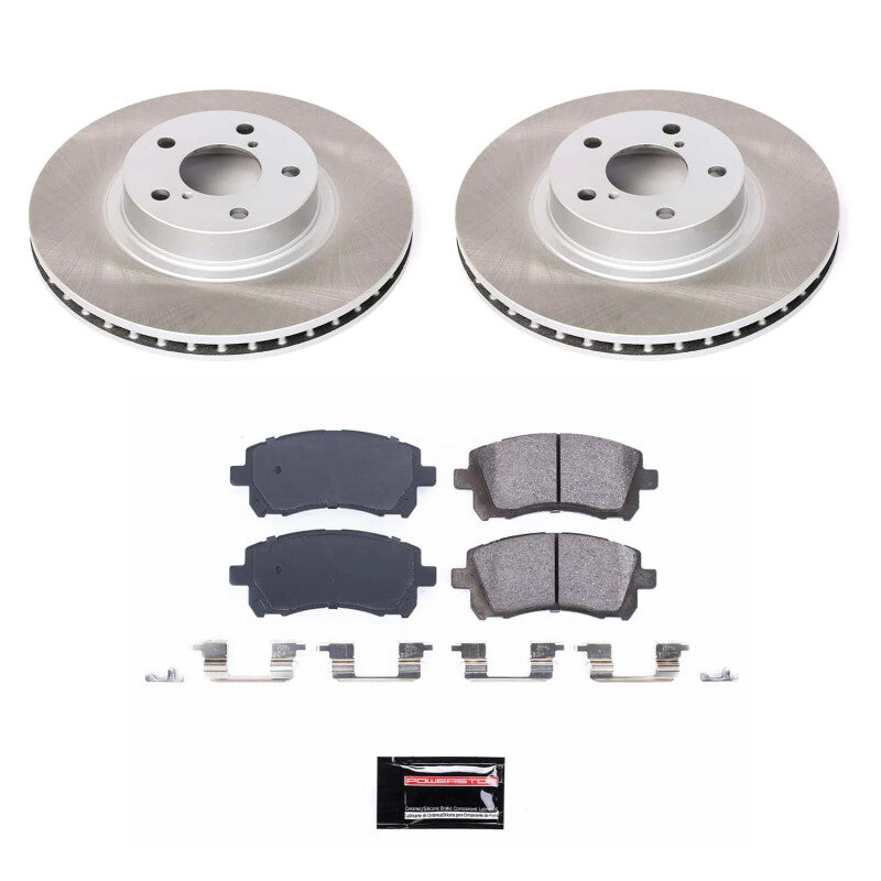 Power Stop 04-13 Mazda 3 Front Semi-Coated Rotor Kit PowerStop