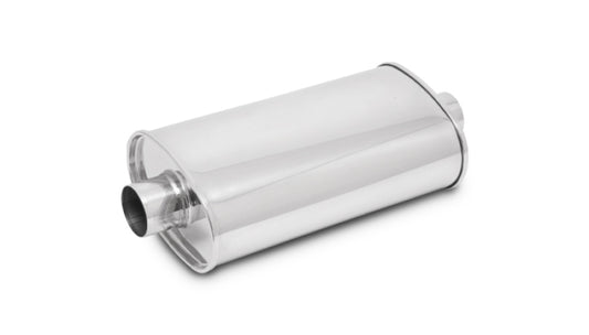 Vibrant Performance STREETPOWER Oval Muffler, 2.00in inlet/outlet (Center-Center), Universal Performance Exhaust - Part 1100