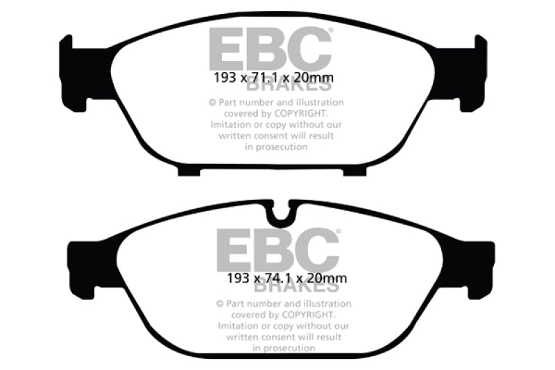 EBC GreenStuff Front Brake Pads - DP22086 EBC