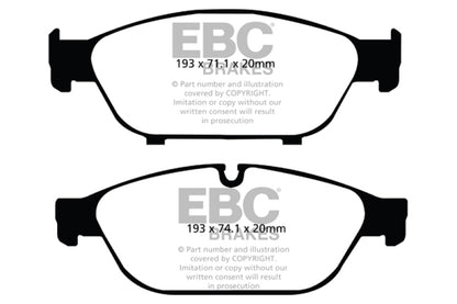 EBC GreenStuff Front Brake Pads - DP22086 EBC