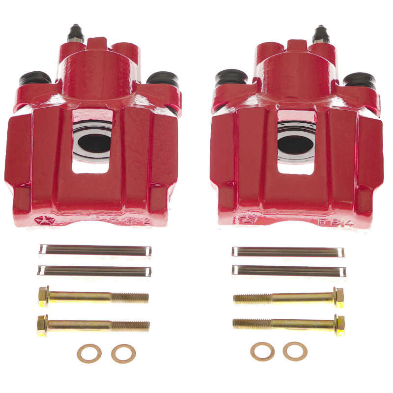 Power Stop 04-08 Chrysler Pacifica Rear Red Calipers - Pair PowerStop
