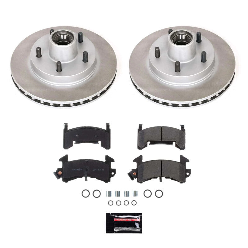 Power Stop 96-00 Isuzu Hombre Front Semi-Coated Rotor Kit PowerStop